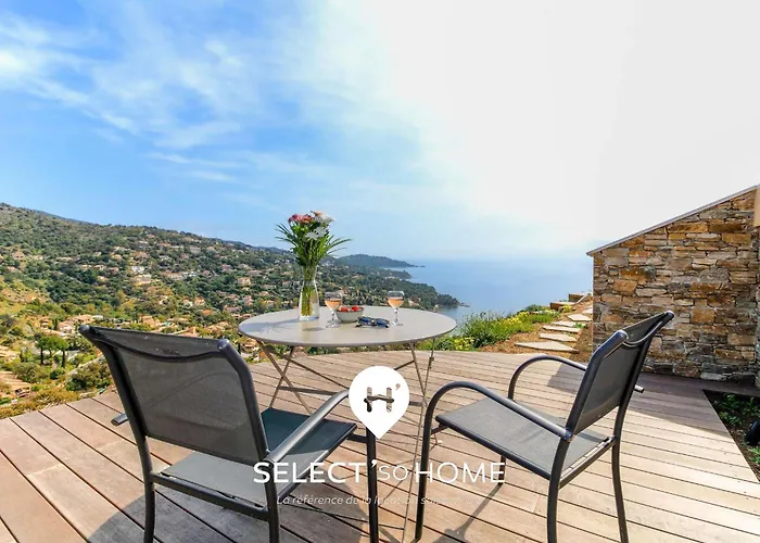 Select'sohome - Magnifique T2 Sur Les Hauteurs D'aiguebelle Avec Piscine Privee Et Vue !- Rocca Bella Apartment Le Lavandou